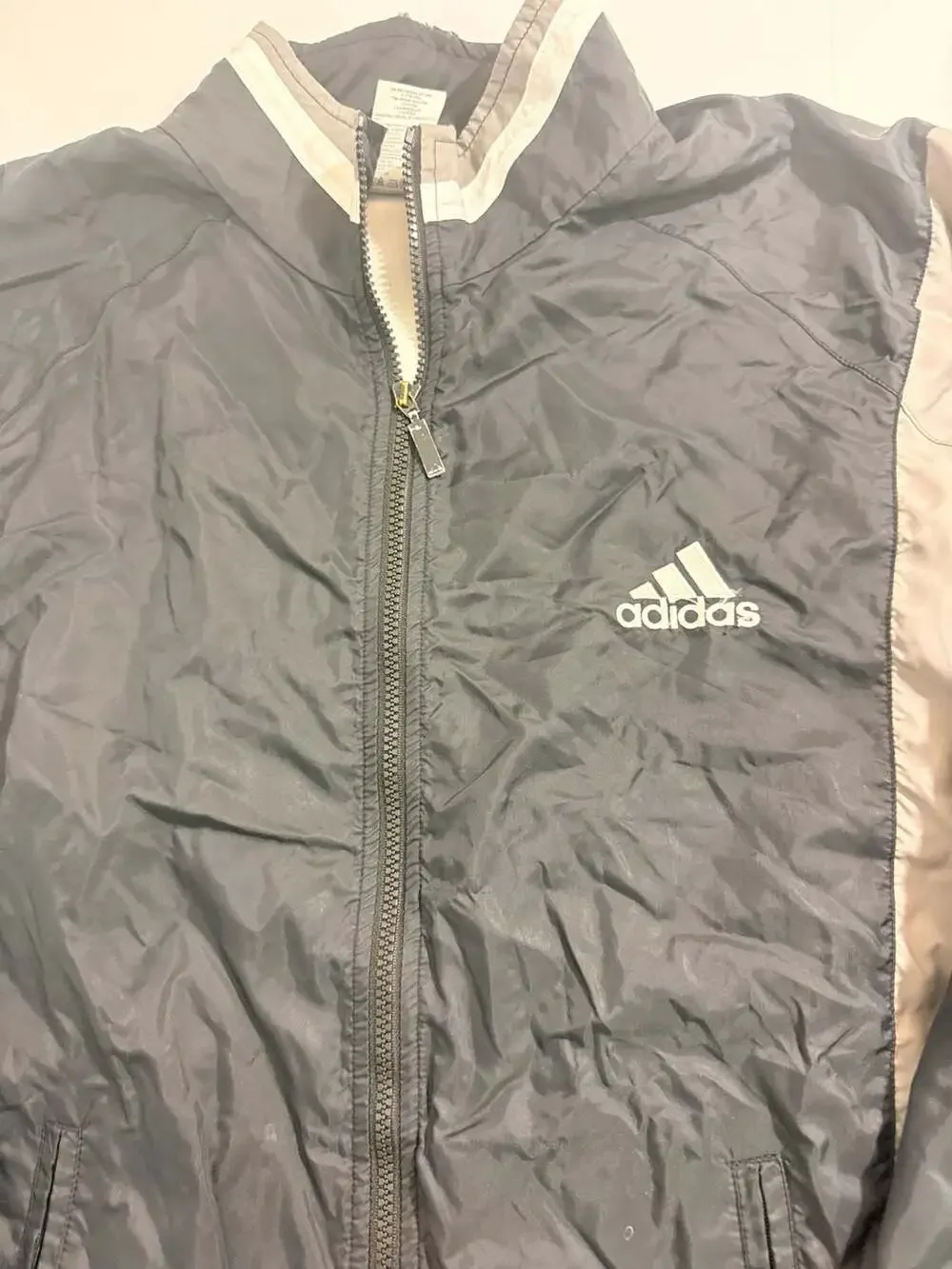 Adidas Windbreaker Jacket Size L Retro Vintage Track JACKET